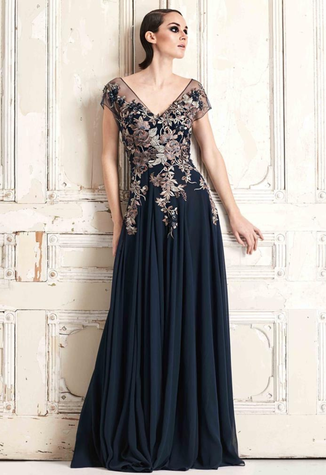 Embroidered Gown
