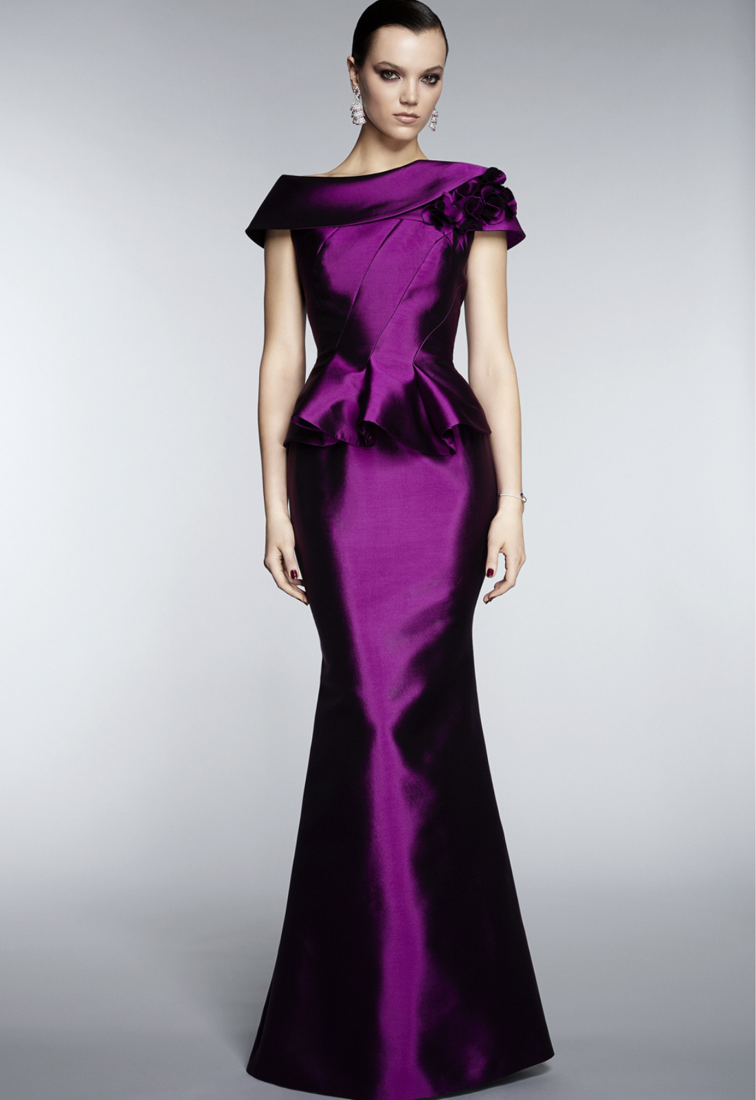 Purple Metallic Gown