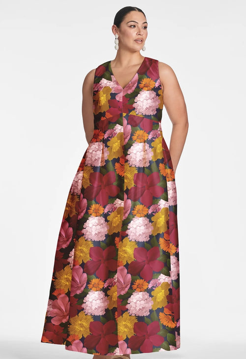 Floral Print Gown