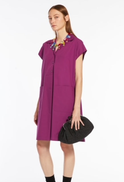 Magenta dress casual on sale