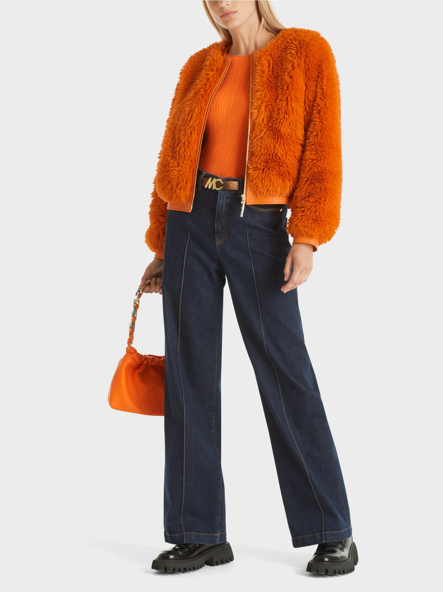 Zara hotsell shaggy jacket