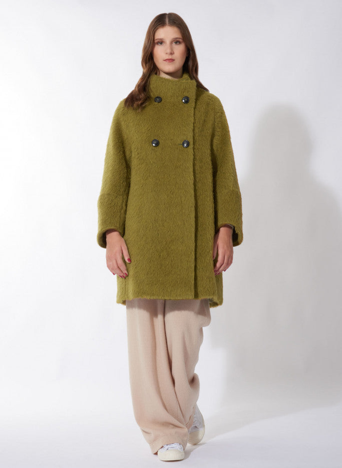 H&m hot sale green coat